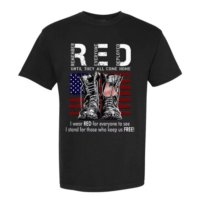 R.E.D Friday Military Remember Everyone Deployed Garment-Dyed Heavyweight T-Shirt