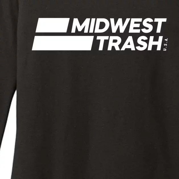 Real Friends Midwest Trash Logo Womens CVC Long Sleeve Shirt