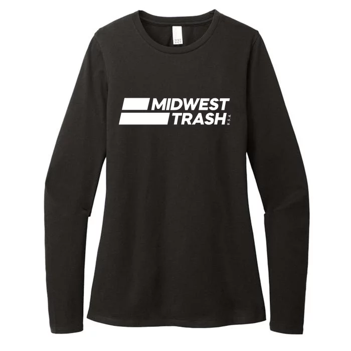 Real Friends Midwest Trash Logo Womens CVC Long Sleeve Shirt