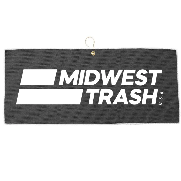 Real Friends Midwest Trash Logo Large Microfiber Waffle Golf Towel