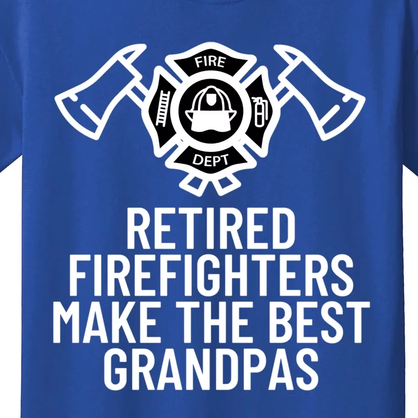 Retired Firefighters Make The Best Grandpas Fire Gift Great Gift Kids T-Shirt