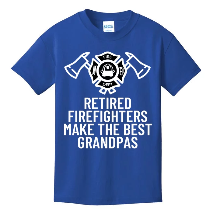 Retired Firefighters Make The Best Grandpas Fire Gift Great Gift Kids T-Shirt