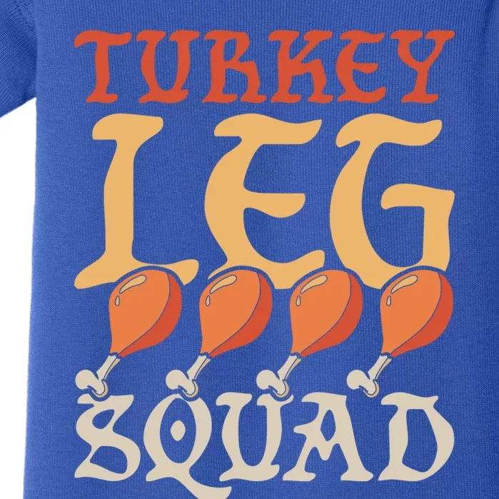 Ren Faire Medieval Turkey Leg Squad Cool Gift Baby Bodysuit