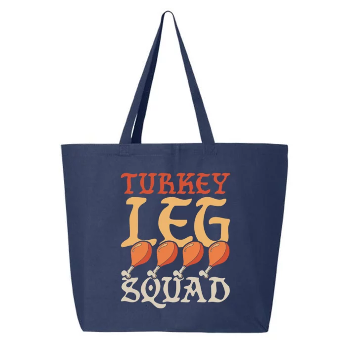 Ren Faire Medieval Turkey Leg Squad Cool Gift 25L Jumbo Tote