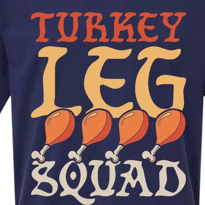 Ren Faire Medieval Turkey Leg Squad Cool Gift Sueded Cloud Jersey T-Shirt