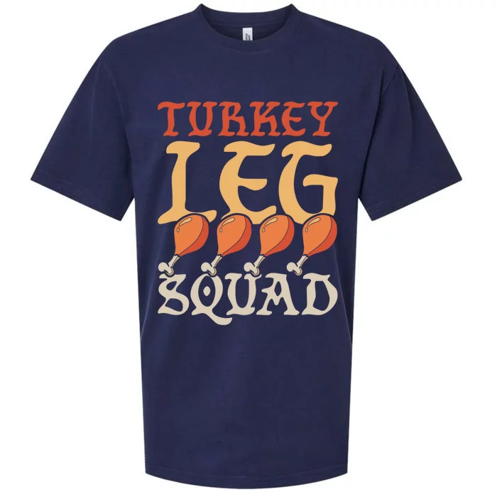 Ren Faire Medieval Turkey Leg Squad Cool Gift Sueded Cloud Jersey T-Shirt