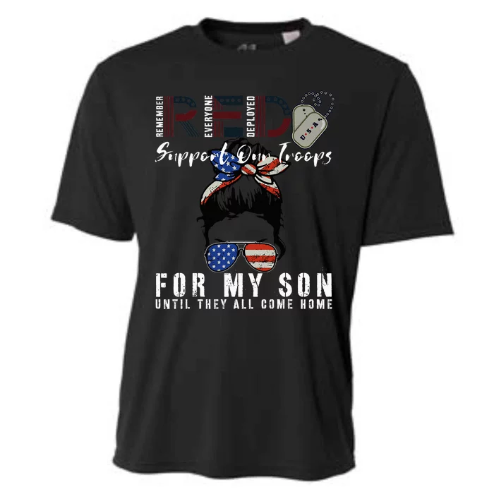 Red Friday Military I Wear Red For My Son Remember Everyone Cooling Performance Crew T-Shirt