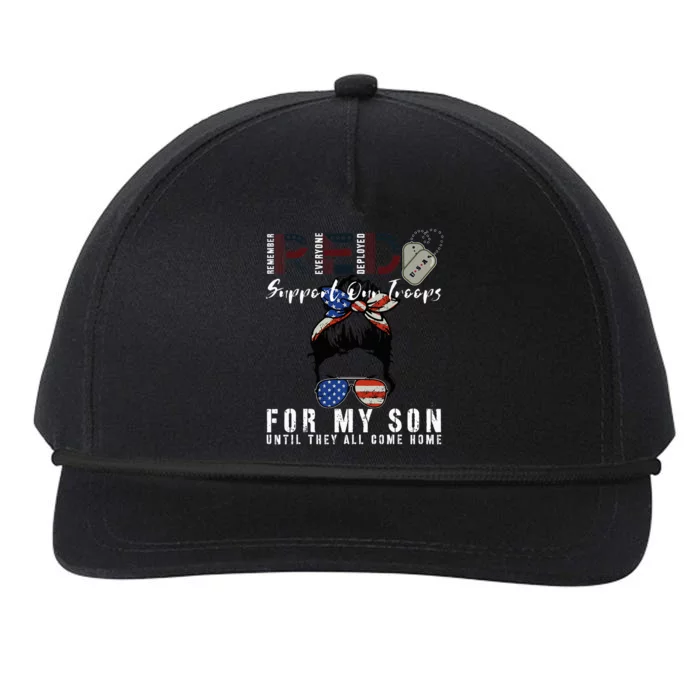 Red Friday Military I Wear Red For My Son Remember Everyone Snapback Five-Panel Rope Hat