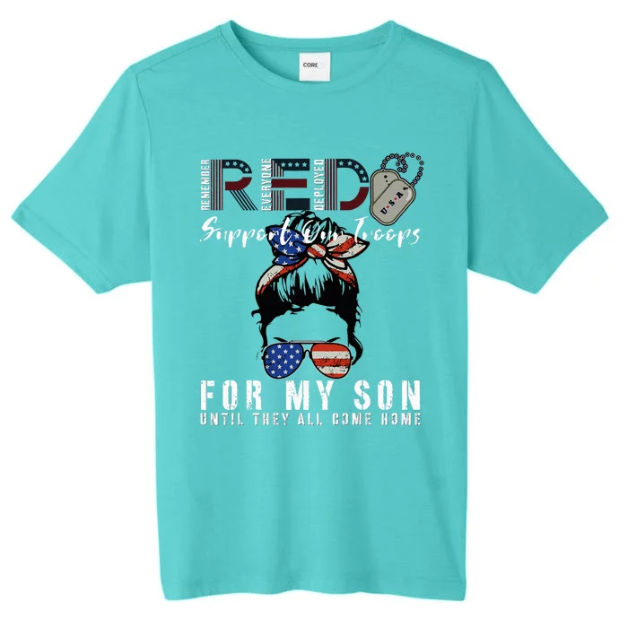 Red Friday Military I Wear Red For My Son Remember Everyone ChromaSoft Performance T-Shirt