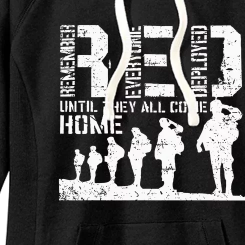 Red Friday Military I wear RED on Fridays Mom Women's Fleece Hoodie