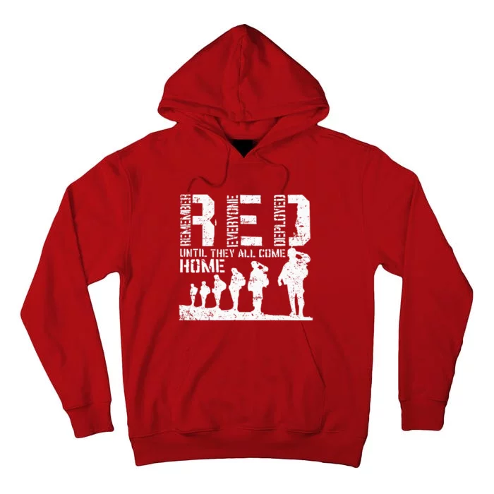 Red Friday Military I wear RED on Fridays Mom Tall Hoodie