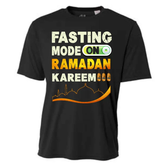 Ramadan Fasting Mode On Happy Ramadan Muslims Holy Month Cool Gift Cooling Performance Crew T-Shirt