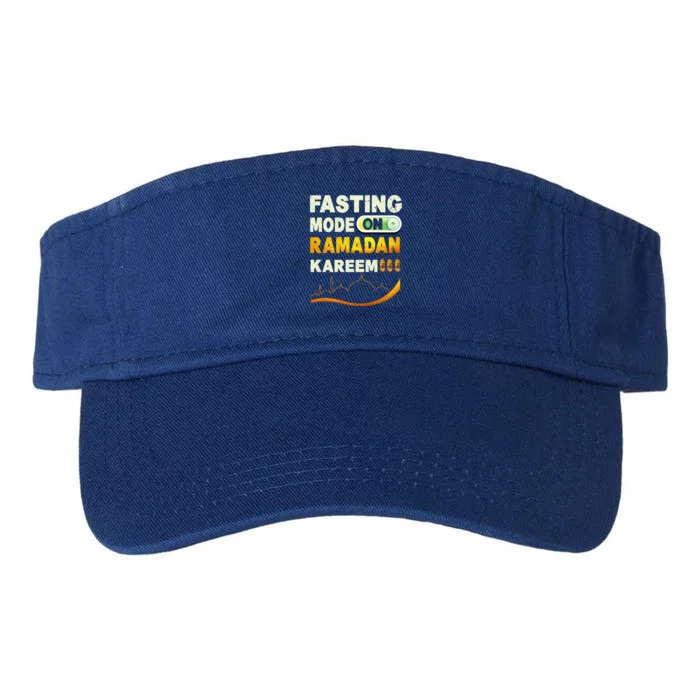 Ramadan Fasting Mode On Happy Ramadan Muslims Holy Month Cool Gift Valucap Bio-Washed Visor