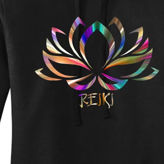 Reiki Filigree Meditation Lotus Flower Women's Pullover Hoodie