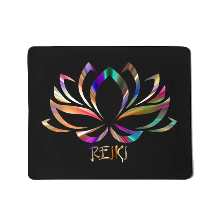 Reiki Filigree Meditation Lotus Flower Mousepad