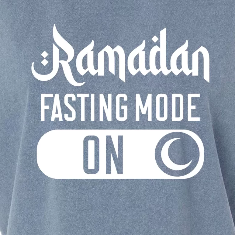 Ramada Fasting Mode On Not Even Water Gift Garment-Dyed Women's Muscle Tee