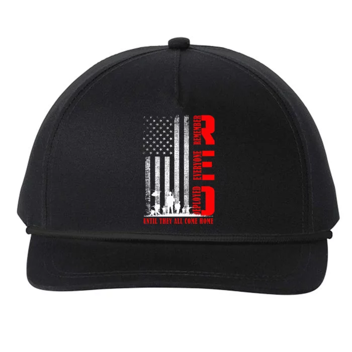 Red Friday Military Remember Erveryone Deployed Snapback Five-Panel Rope Hat