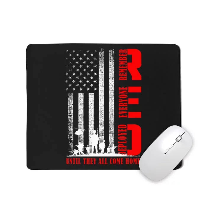 Red Friday Military Remember Erveryone Deployed Mousepad