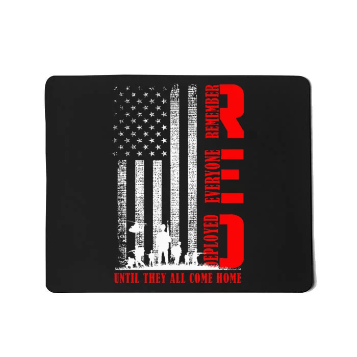 Red Friday Military Remember Erveryone Deployed Mousepad