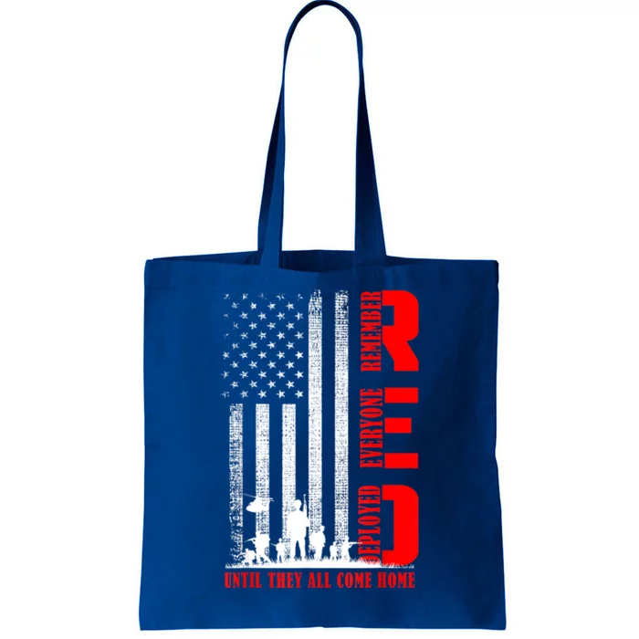 RED Friday Military US Army Remember Erveryone Deployed Tote Bag