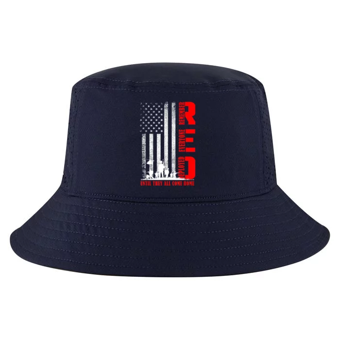 RED Friday Military US Army Remember Erveryone Deployed Cool Comfort Performance Bucket Hat