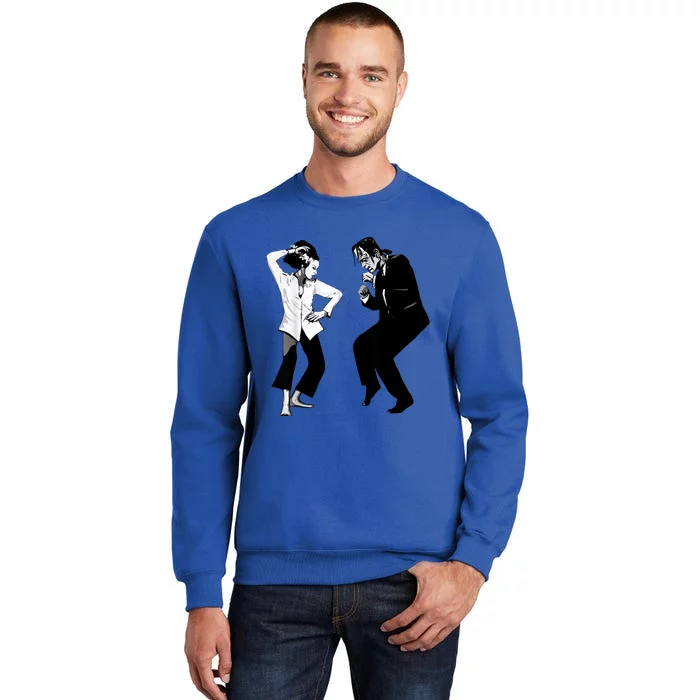 Retro Funny Monster And Bride Dancing Halloween Sweatshirt