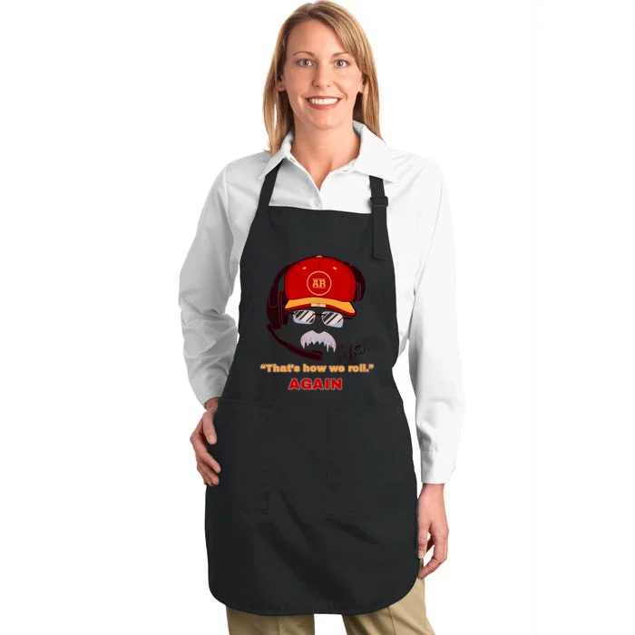 Reid Frozen Mustache Shirts ReidS Frozen Stache Full-Length Apron With Pocket