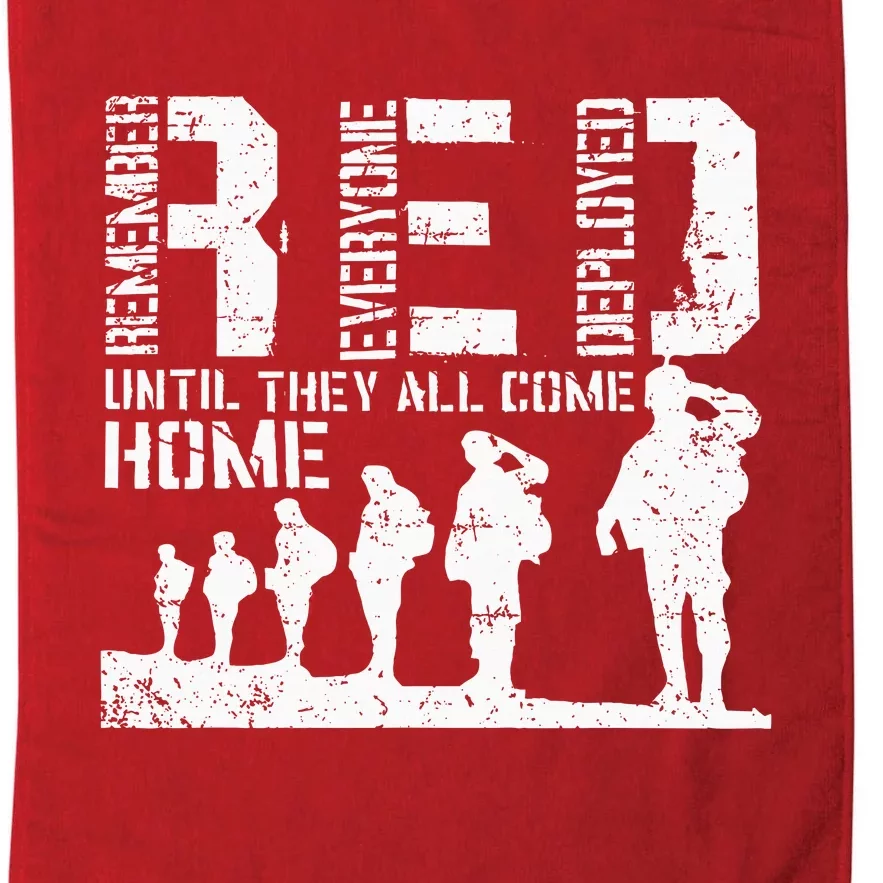 Red Friday Military I Wear RED On Fridays Mom Platinum Collection Golf Towel