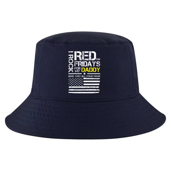 Red Friday Military Son Wear Red For My Daddy Cool Comfort Performance Bucket Hat