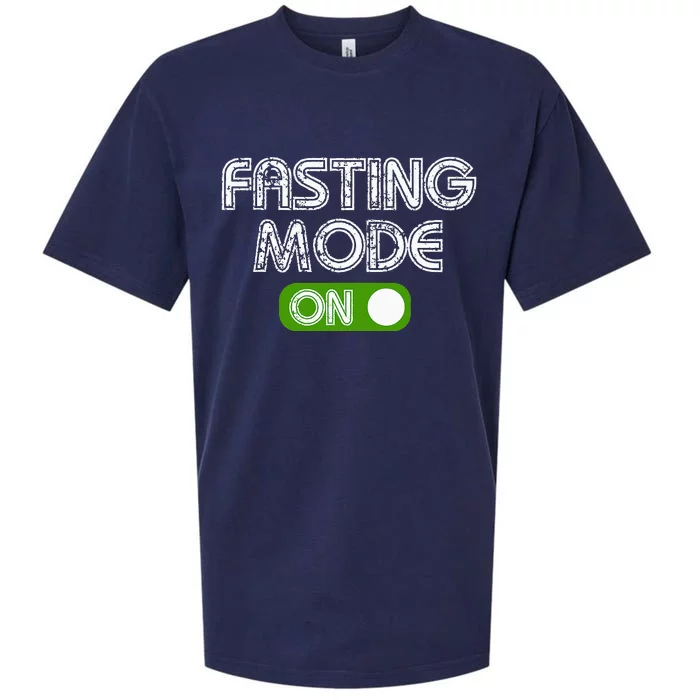 Ramadan Fasting Mode Fasting Muslim Ramadan Fasting Gift Sueded Cloud Jersey T-Shirt