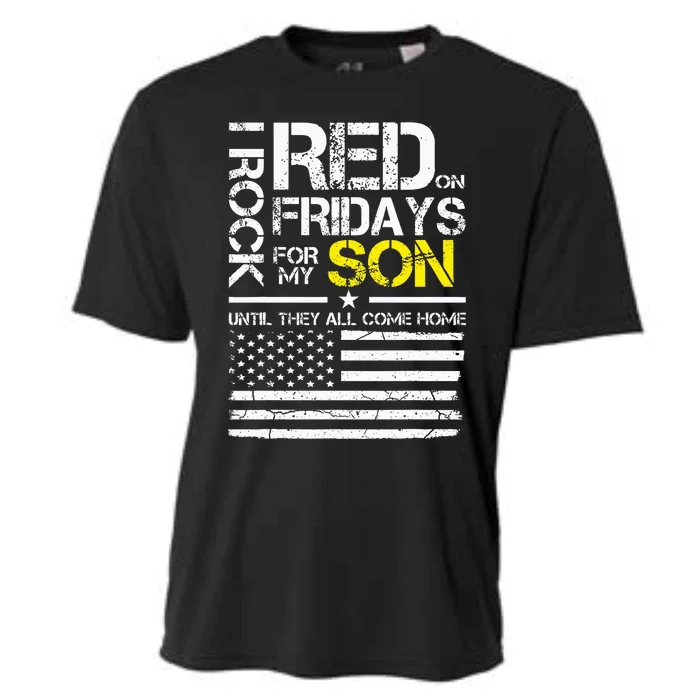 Red Friday Military Dad Wear Red For My Son Cooling Performance Crew T-Shirt