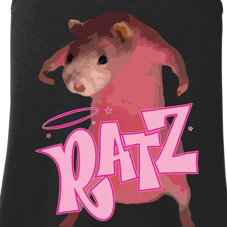 Ratz Funny Mouse Rat Ladies Essential Tank