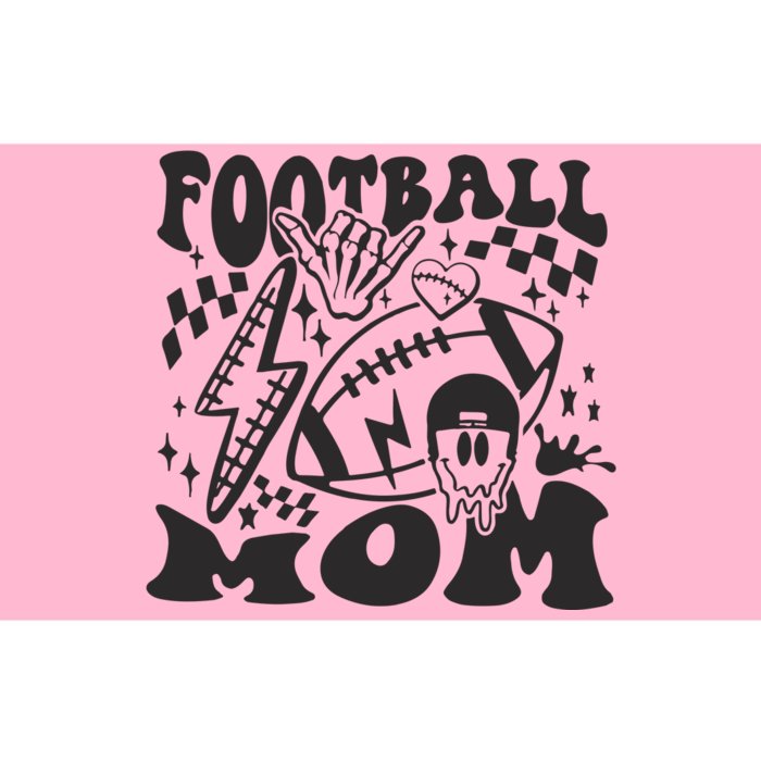 Retro Football Mom Baller Mom Football Game Day Mom Bumper Sticker