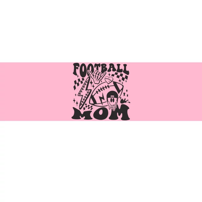 Retro Football Mom Baller Mom Football Game Day Mom Bumper Sticker