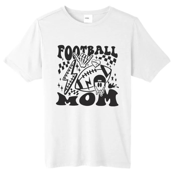 Retro Football Mom Baller Mom Football Game Day Mom ChromaSoft Performance T-Shirt