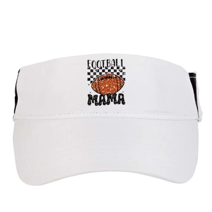 Retro Football Mama Football Adult Drive Performance Visor