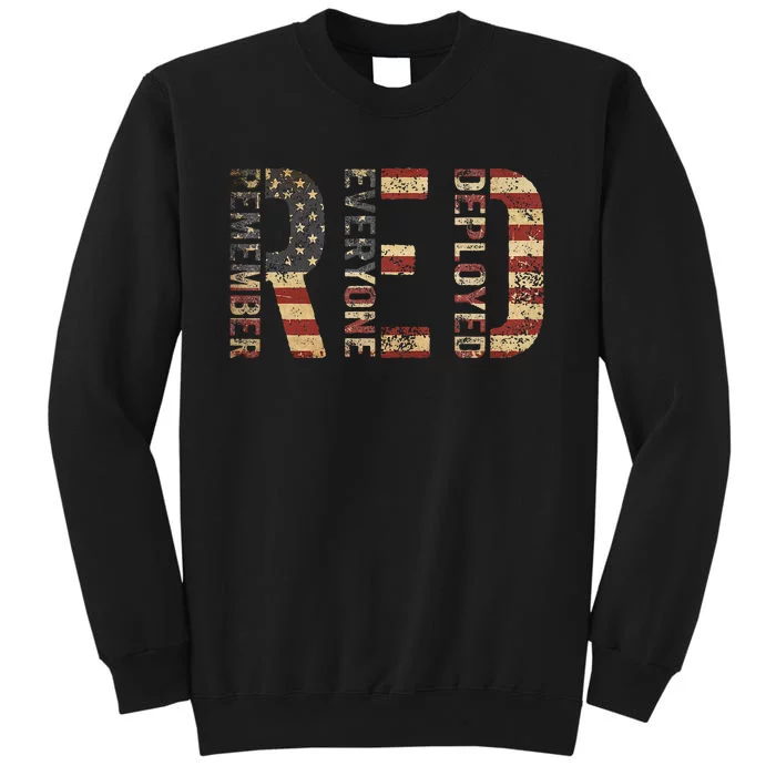 Red Friday Military Support Remember Everyone Deployed Sweatshirt