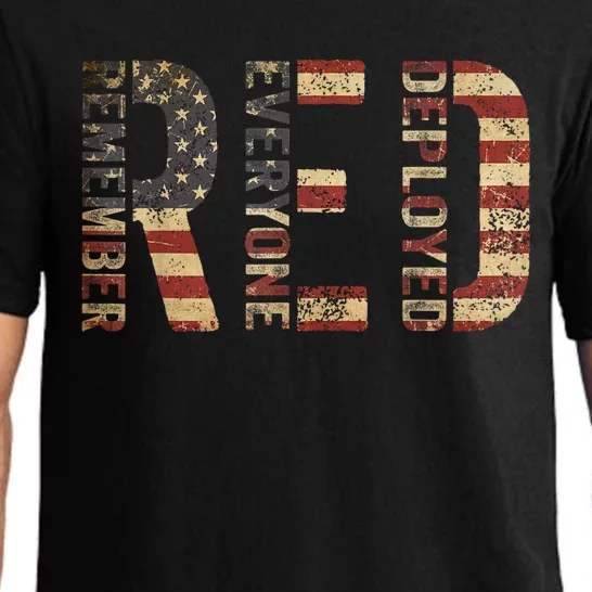 Red Friday Military Support Remember Everyone Deployed Pajama Set