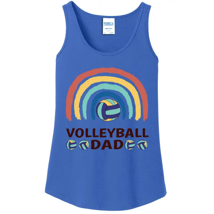 Rainbow Family Matching Volleyball Dad Gift Ladies Essential Tank