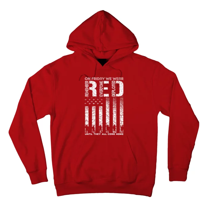 Red Friday Military On Friday We Wear Red Veteran Hoodie