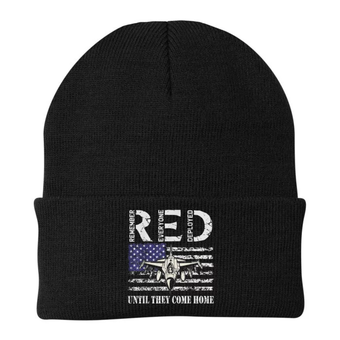 RED Friday Military S Air Force USAF US Flag Veteran Knit Cap Winter Beanie