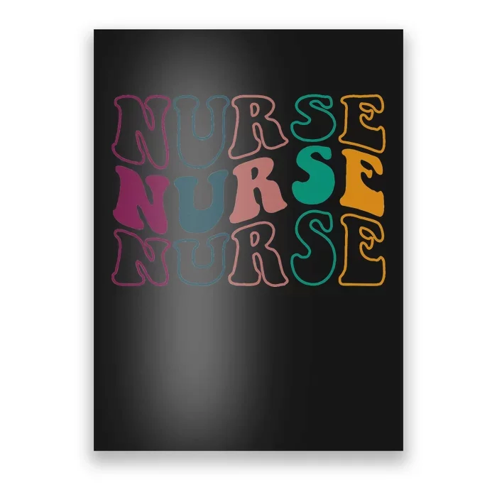 Retro Future Nurse Life for Registered Nurse Tee Nurse's Day Poster