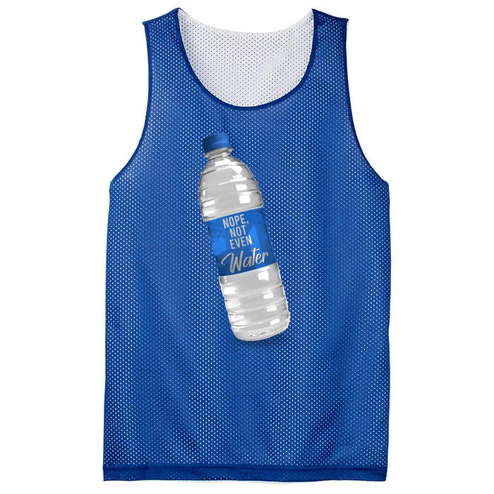 Ramadan Fasting Nope Not Even Water Gift Mesh Reversible Basketball Jersey Tank