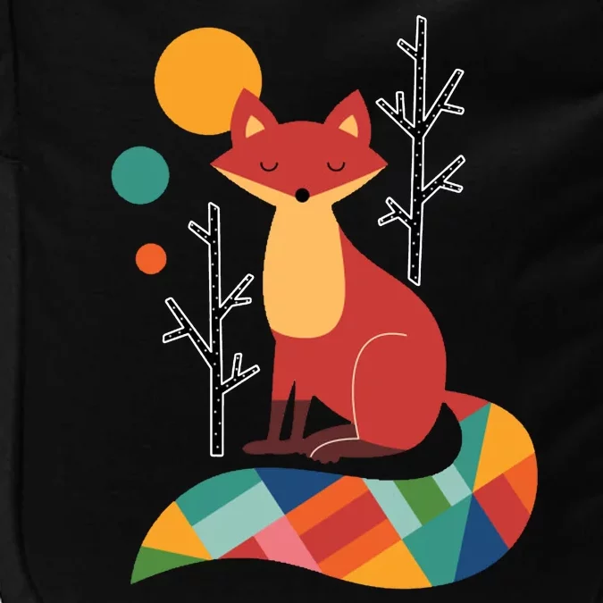 Rainbow Fox Nature Gift Impact Tech Backpack