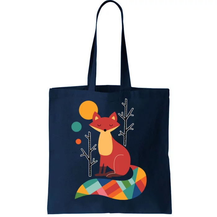 Rainbow Fox Nature Gift Tote Bag