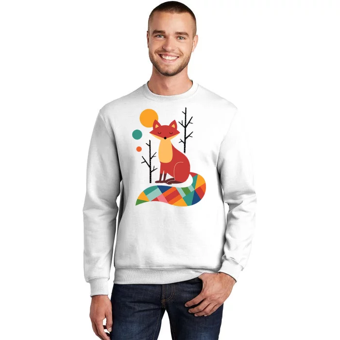 Rainbow Fox Nature Gift Sweatshirt