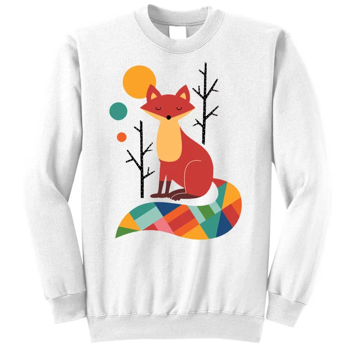 Rainbow Fox Nature Gift Sweatshirt