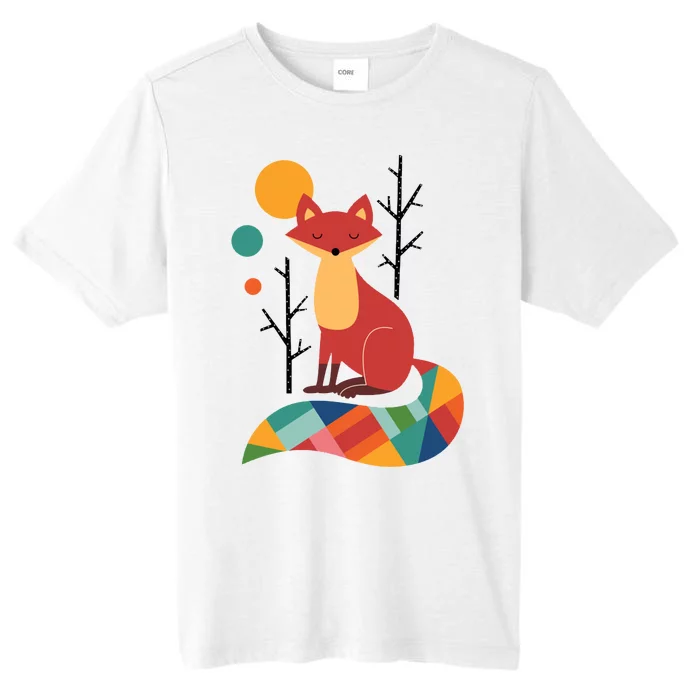 Rainbow Fox Nature Gift ChromaSoft Performance T-Shirt