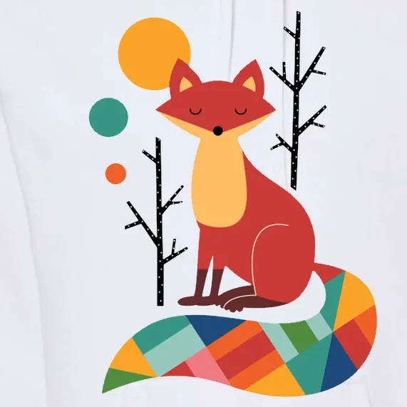 Rainbow Fox Nature Gift Premium Hoodie