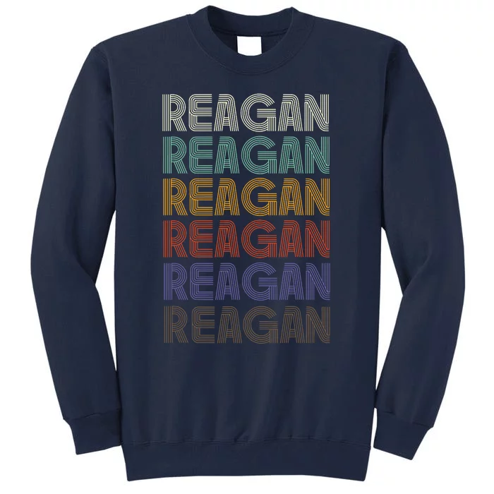 Reagan First Name Retro Vintage 90s Stylet Tall Sweatshirt